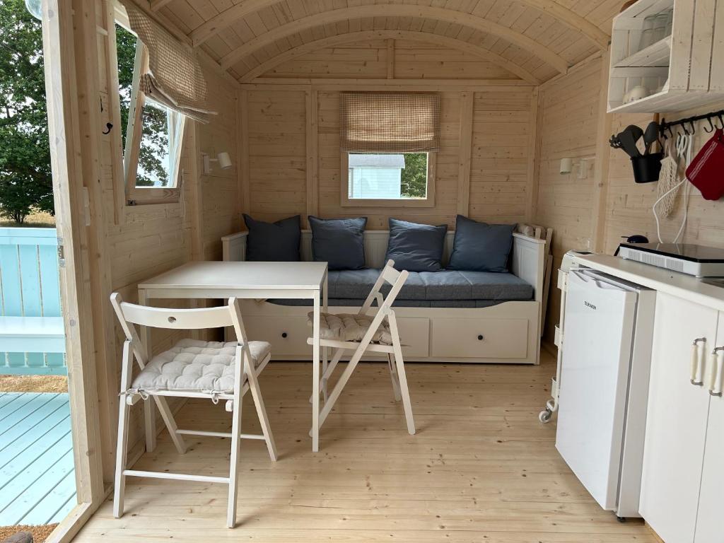 Kuchyň nebo kuchyňský kout v ubytování Tiny Beach House