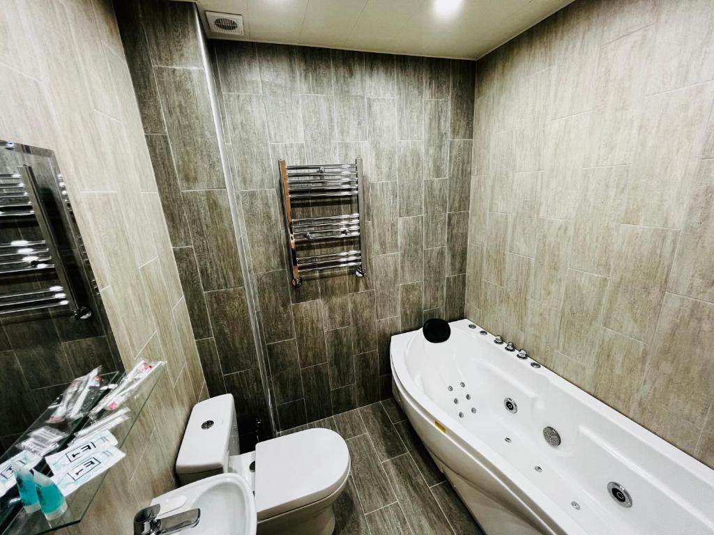 Koupelna v ubytování General guesthouse