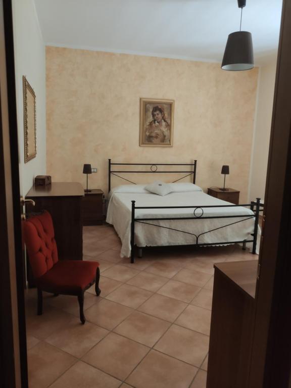 Posteľ alebo postele v izbe v ubytovaní Villa Le Torrette