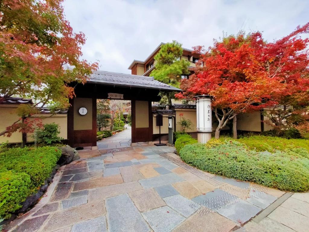 Zahrada ubytování Kadensho, Arashiyama Onsen, Kyoto - Kyoritsu Resort