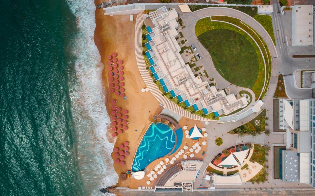 Bazén v ubytování Royal M Al Aqah Beach Resort by Gewan nebo v jeho okolí