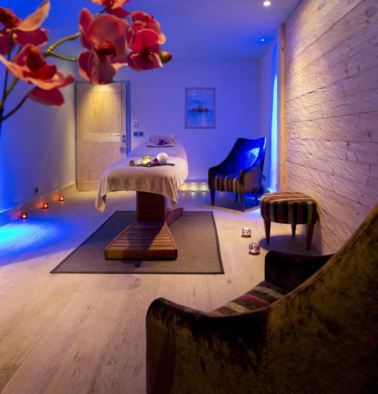 Гостиная зона в CGH Résidences & Spas Le Cristal de l'Alpe