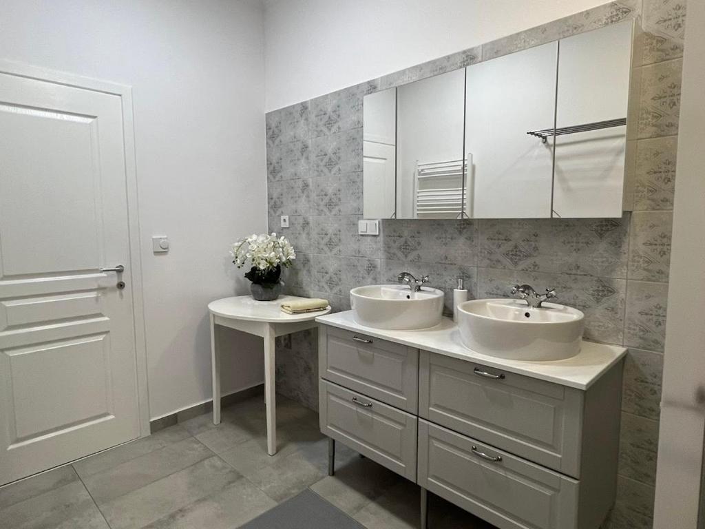 Koupelna v ubytování Exclusive apartment