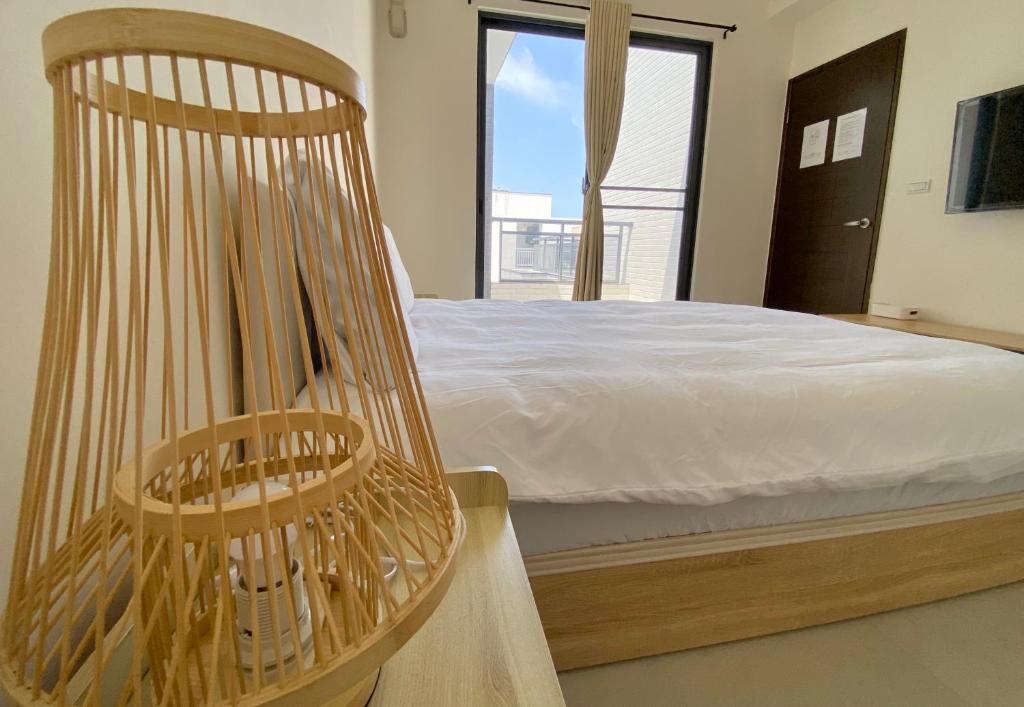 Postel nebo postele na pokoji v ubytování Muchen BnB