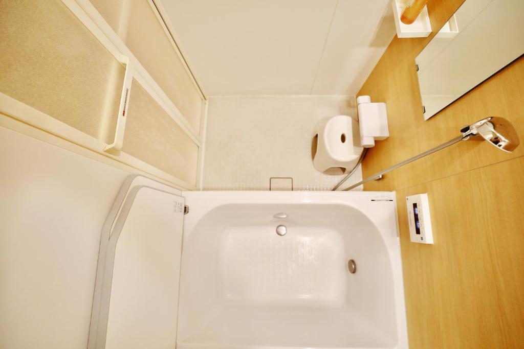 Koupelna v ubytování Osaka Umeda Yuan Hostel