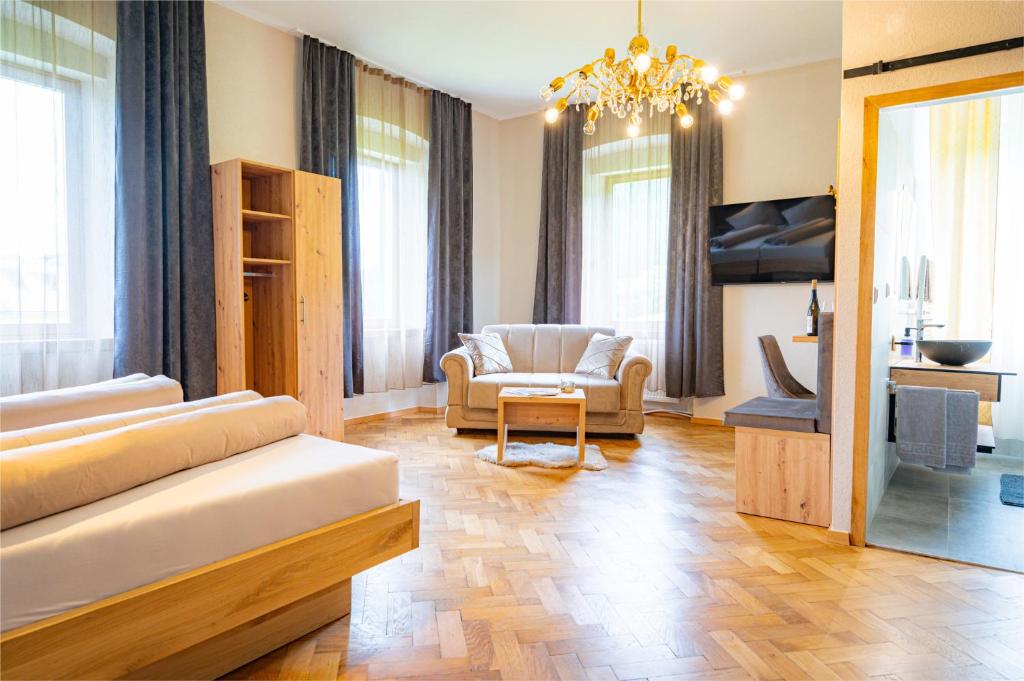 Posezení v ubytování Lorettohof Hotel Garni