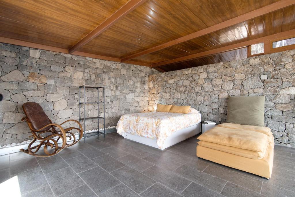 Posezení v ubytování La Casita de la Orilla de Peñate