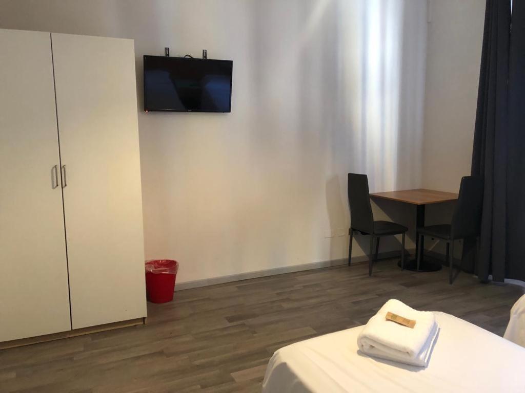 TV a/nebo společenská místnost v ubytování Hotel Galla