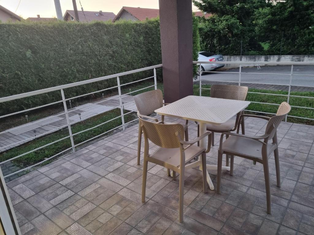 Balkón nebo terasa v ubytování KFN Concept One