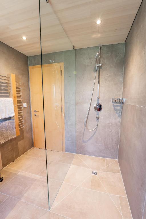Koupelna v ubytování Hotel Garni Krumbach