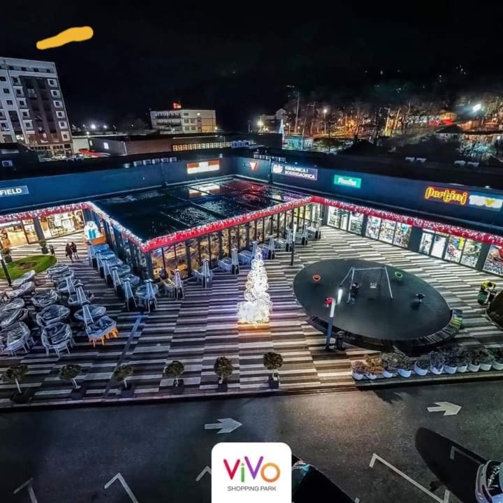 Nespecifikovaný výhled na destinaci Jagodina nebo výhled na město při pohledu z aparthotelu