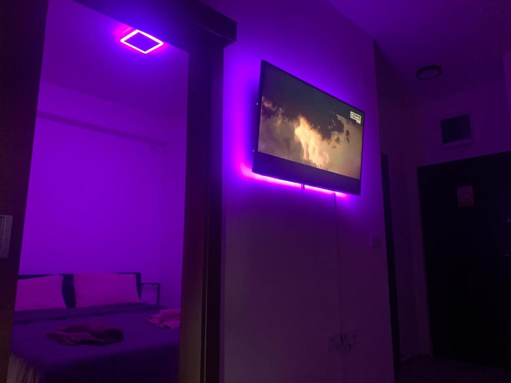 TV a/nebo společenská místnost v ubytování De Lux Nedeljkovic