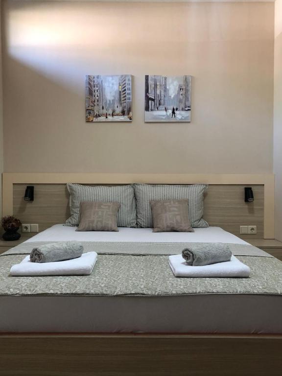 Postel nebo postele na pokoji v ubytování Guest House Nova