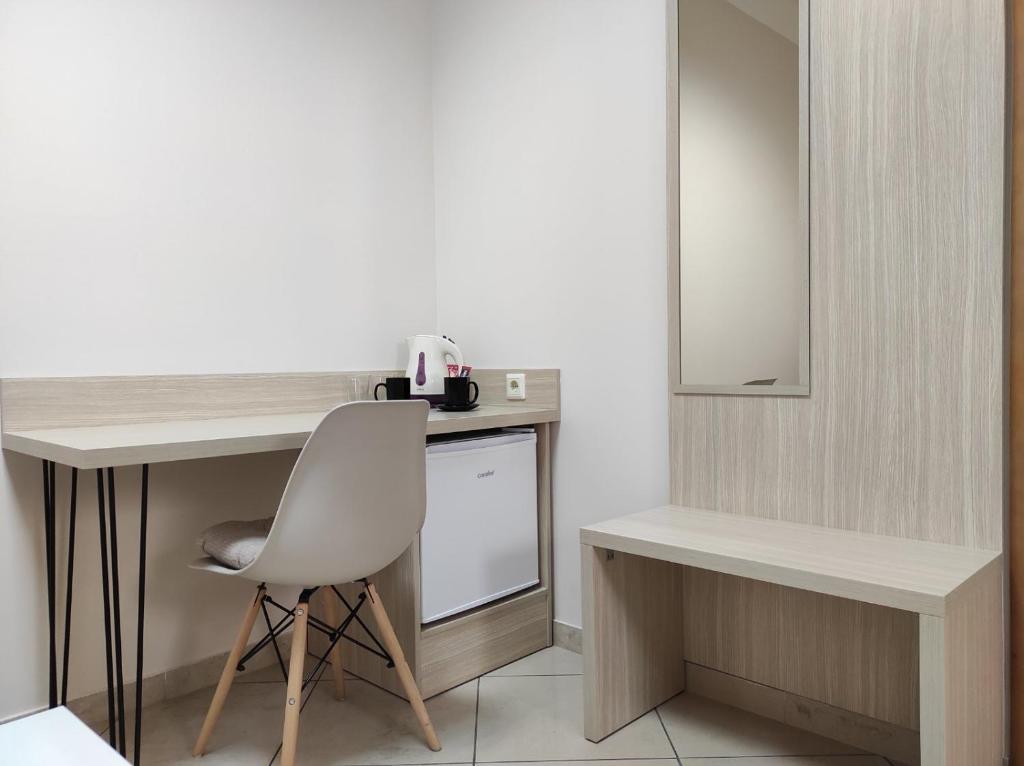 Kuchyň nebo kuchyňský kout v ubytování Guest House Nova