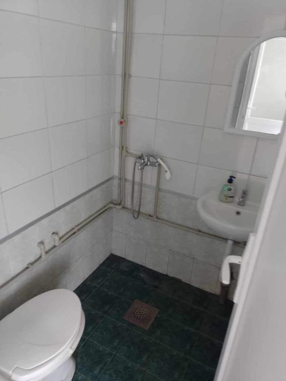 Koupelna v ubytování Apartmant Lidija