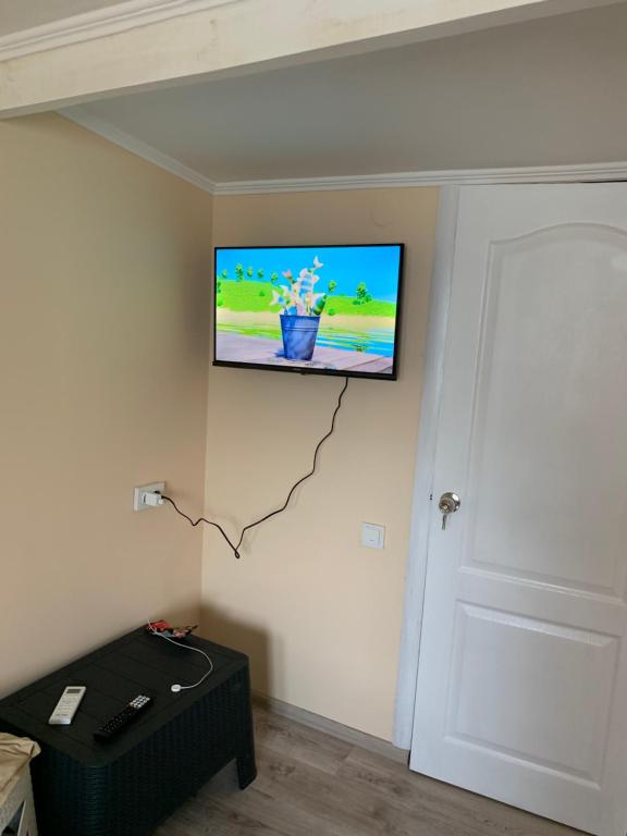 TV a/nebo společenská místnost v ubytování Гостиный Дом Comfort