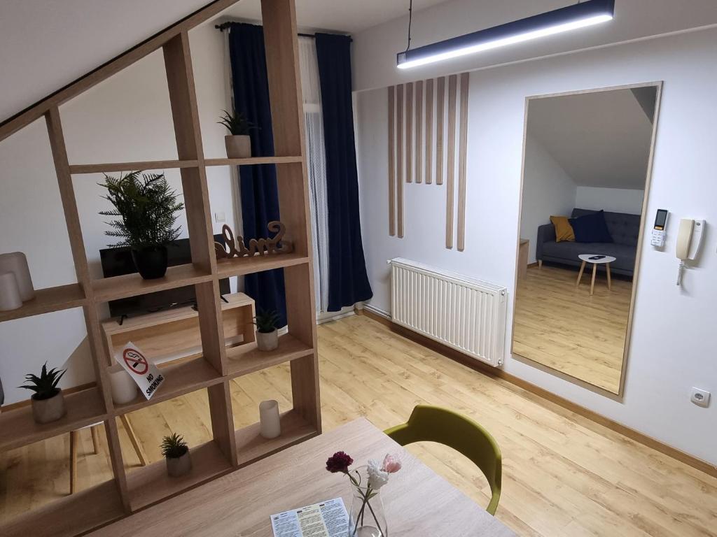Posezení v ubytování KFN Concept One