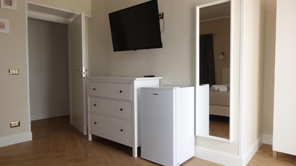 TV a/nebo společenská místnost v ubytování Ca’del Borgo B&B Country House