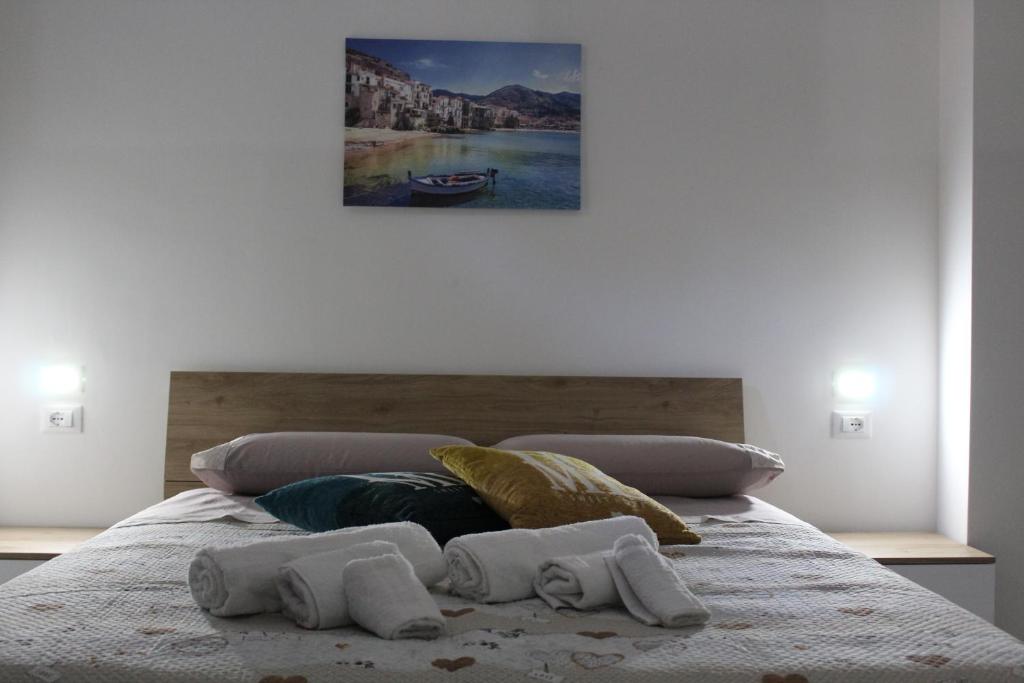 Кровать или кровати в номере Casa Nonna Nina