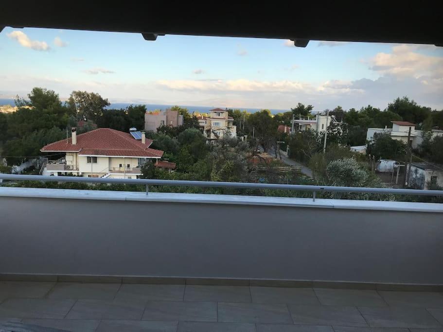 Balkón nebo terasa v ubytování Sweet Makri Suite