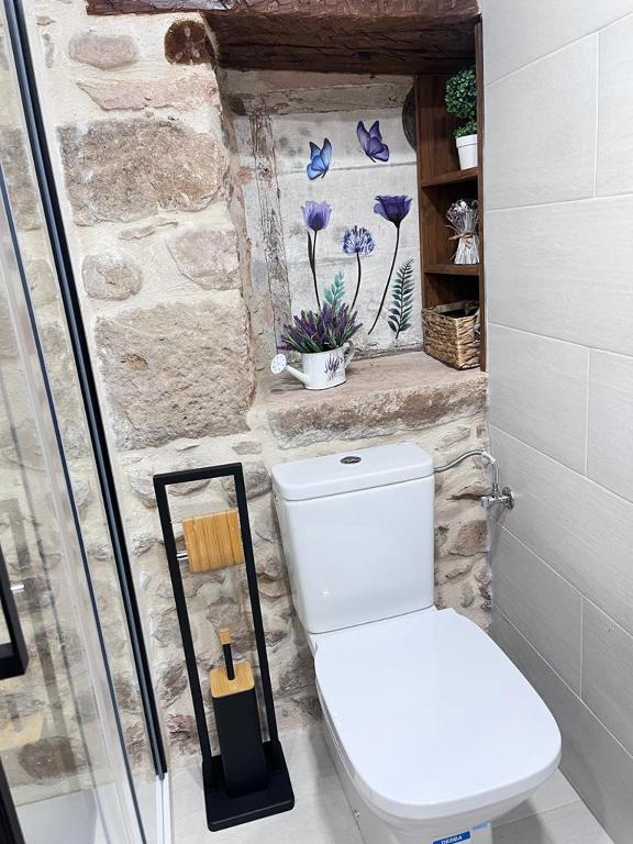 Koupelna v ubytování Apartamentos Numancia