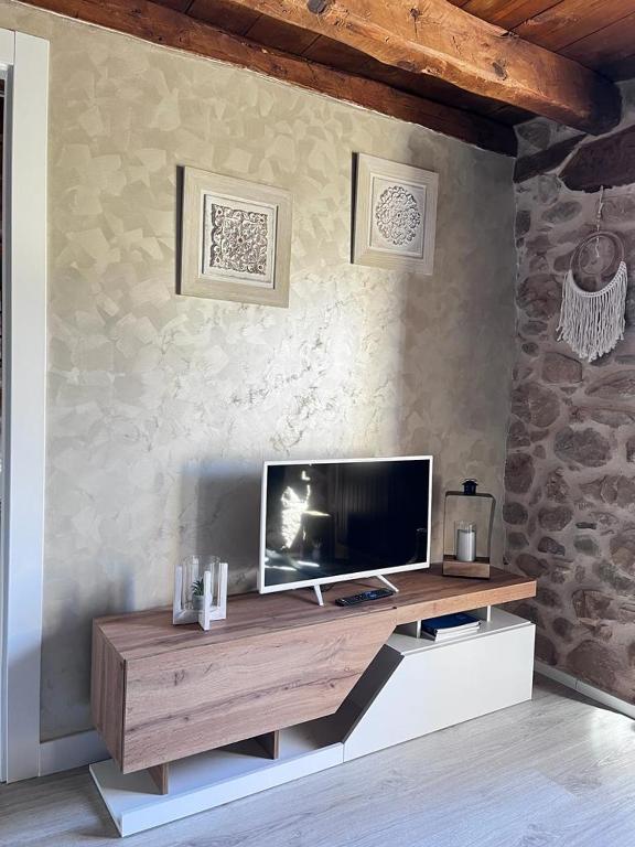 TV a/nebo společenská místnost v ubytování Apartamentos Numancia