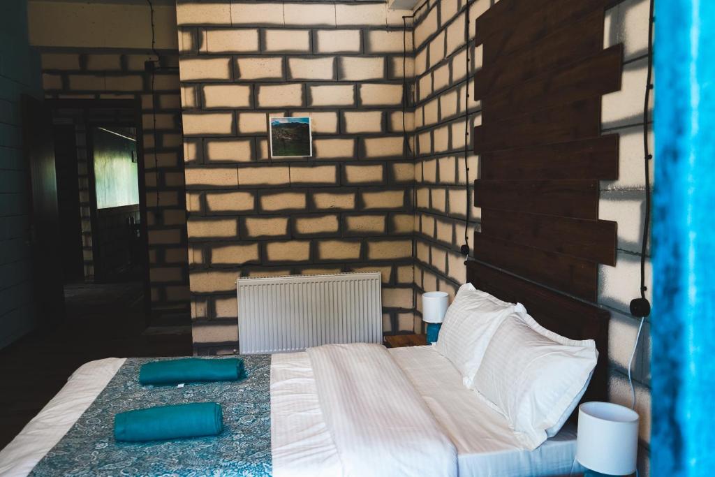 Postel nebo postele na pokoji v ubytování Fiten house