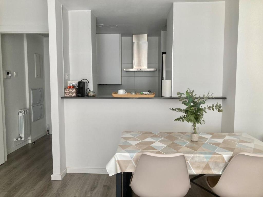Kuchyň nebo kuchyňský kout v ubytování Apartamento centro con parking privado
