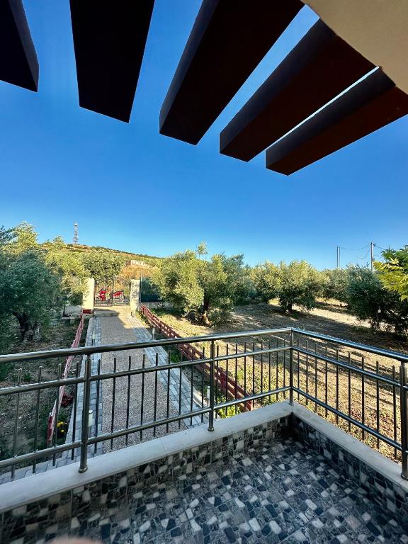 Balkón nebo terasa v ubytování Villa Elia in Nea Kallikrateia