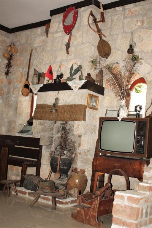 TV a/nebo společenská místnost v ubytování Hotel PRINC
