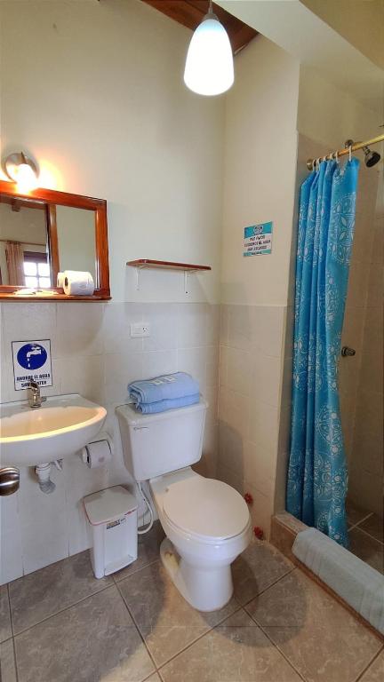 Koupelna v ubytování Hotel Cielo Azul