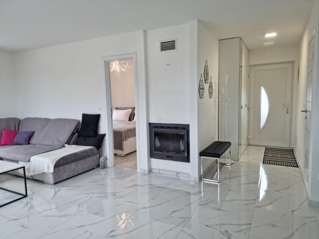 Posezení v ubytování Luxury Apartment Umag