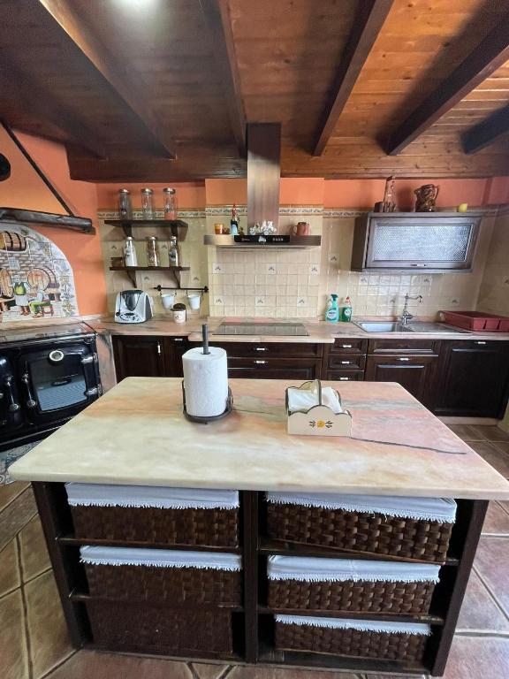 Kuchyň nebo kuchyňský kout v ubytování VILLA LAURA