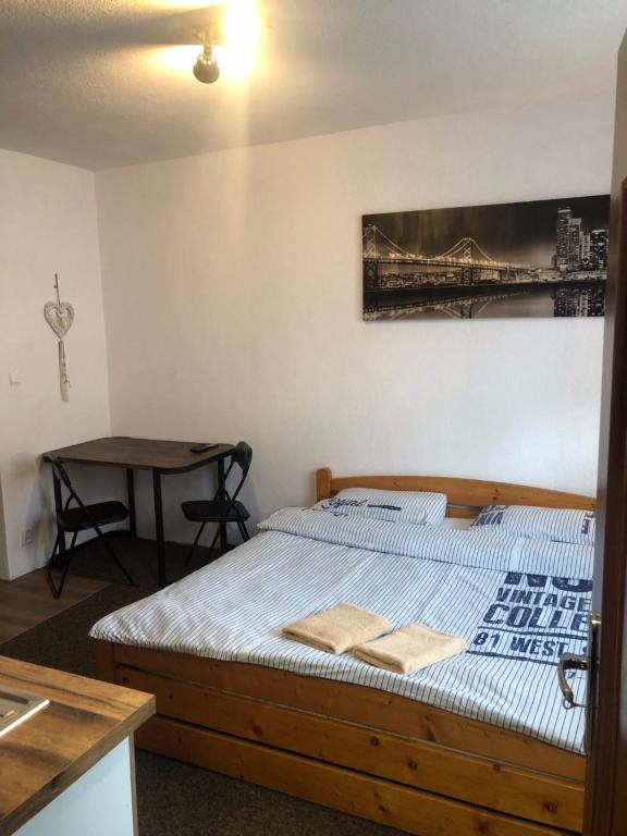 Postel nebo postele na pokoji v ubytování Ubytovanie Zuzana