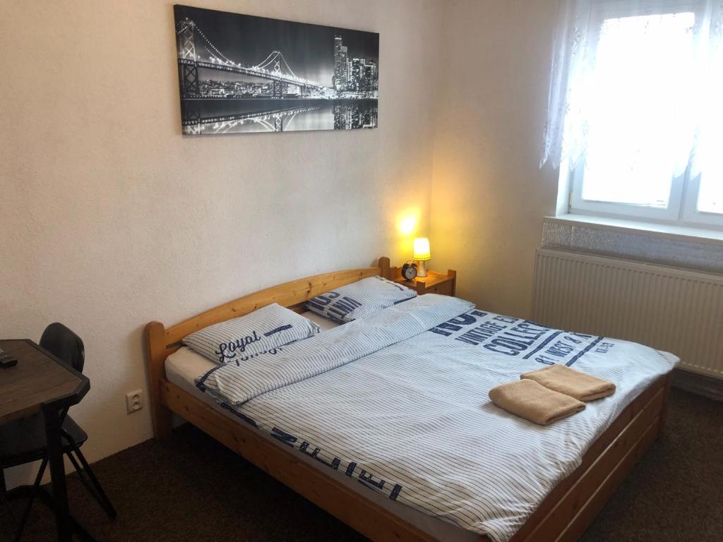 Postel nebo postele na pokoji v ubytování Ubytovanie Zuzana