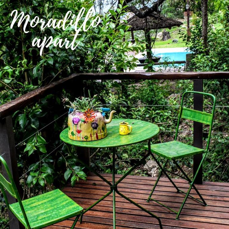 Zahrada ubytování Moradillo Apart