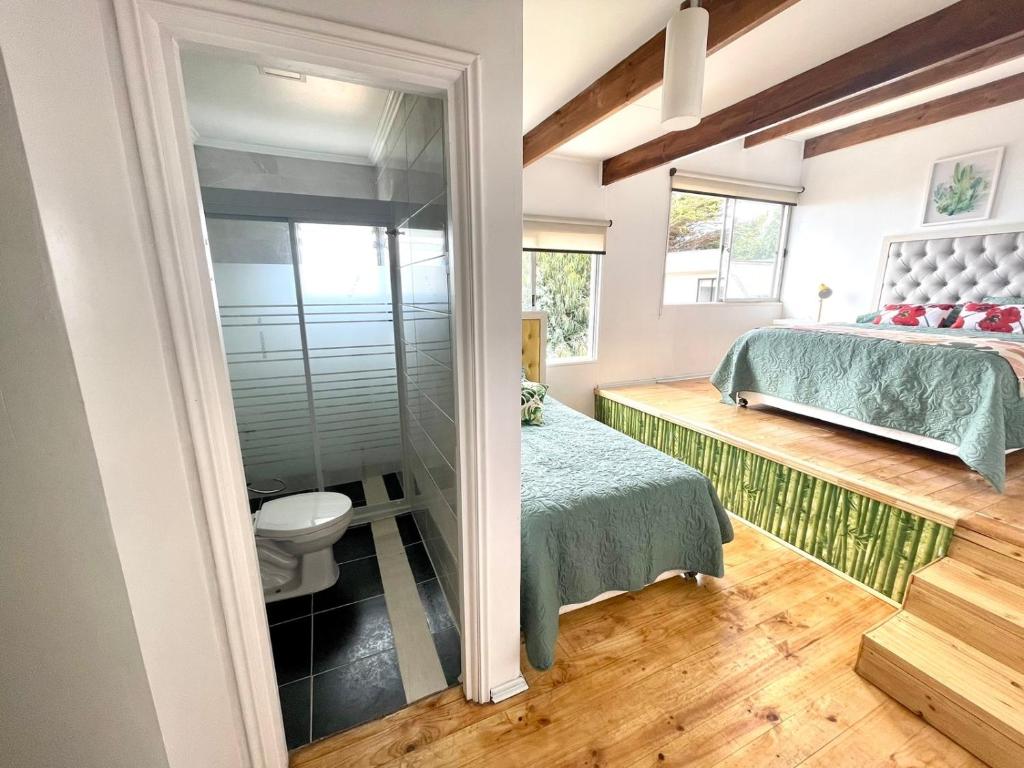 Koupelna v ubytování Hostal Napoli
