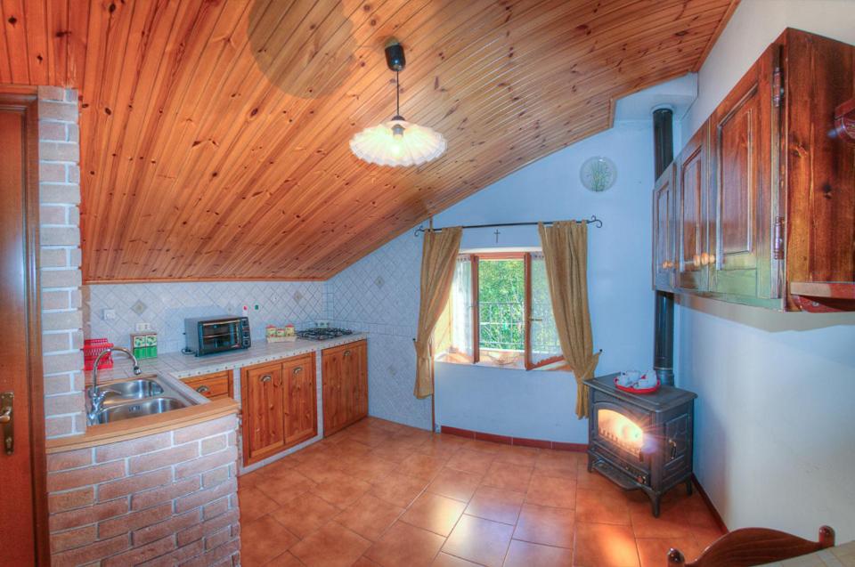 Kuchyň nebo kuchyňský kout v ubytování Appartamenti De Sanctis