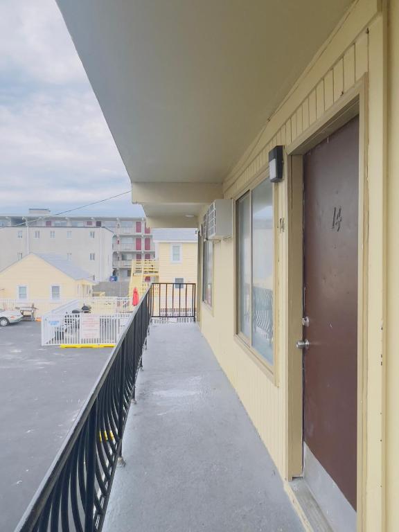 Balkón nebo terasa v ubytování Dry Dock Motel