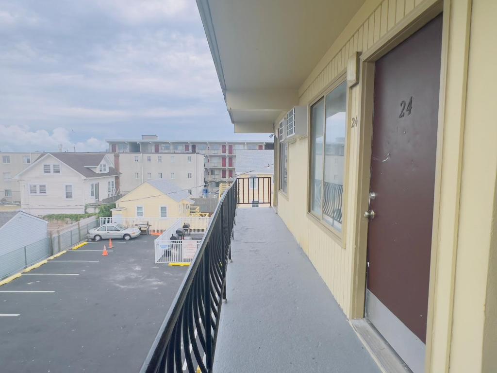 Balkón nebo terasa v ubytování Dry Dock Motel