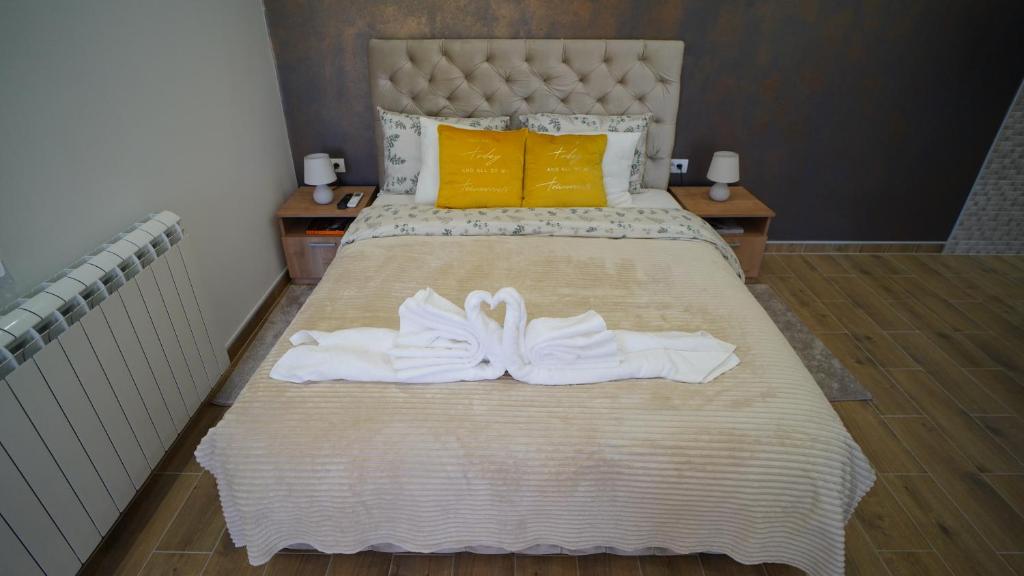 Postel nebo postele na pokoji v ubytování President 034 Royal Spa