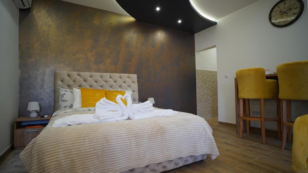 Postel nebo postele na pokoji v ubytování President 034 Royal Spa