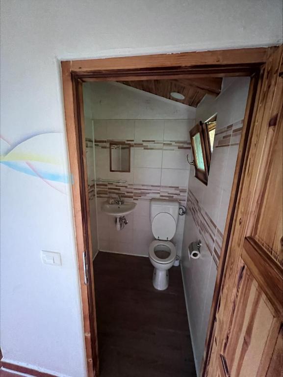 Koupelna v ubytování Domačija Paternoster