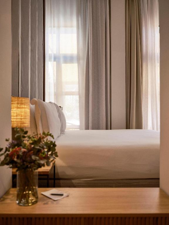 Posteľ alebo postele v izbe v ubytovaní Hotel Pulitzer Barcelona