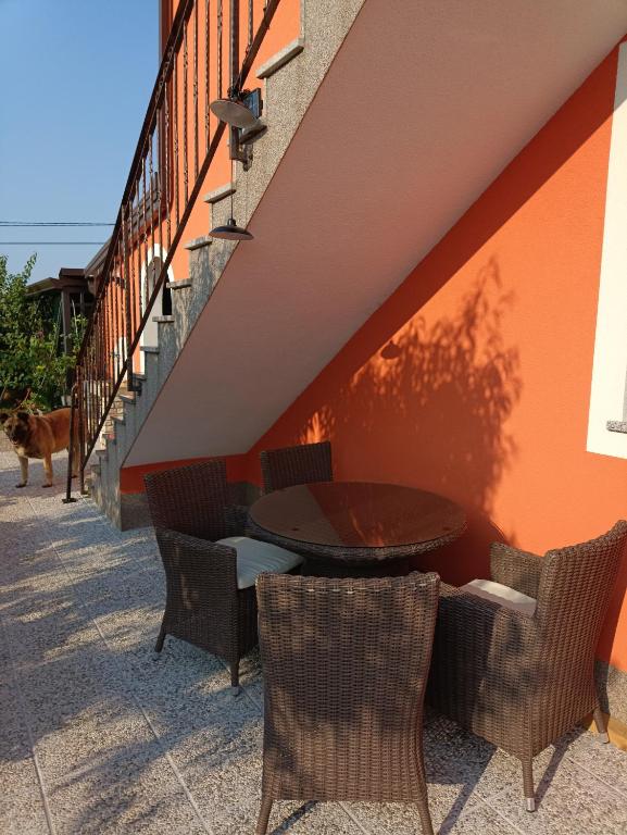Balkón alebo terasa v ubytovaní Apartment Dorina