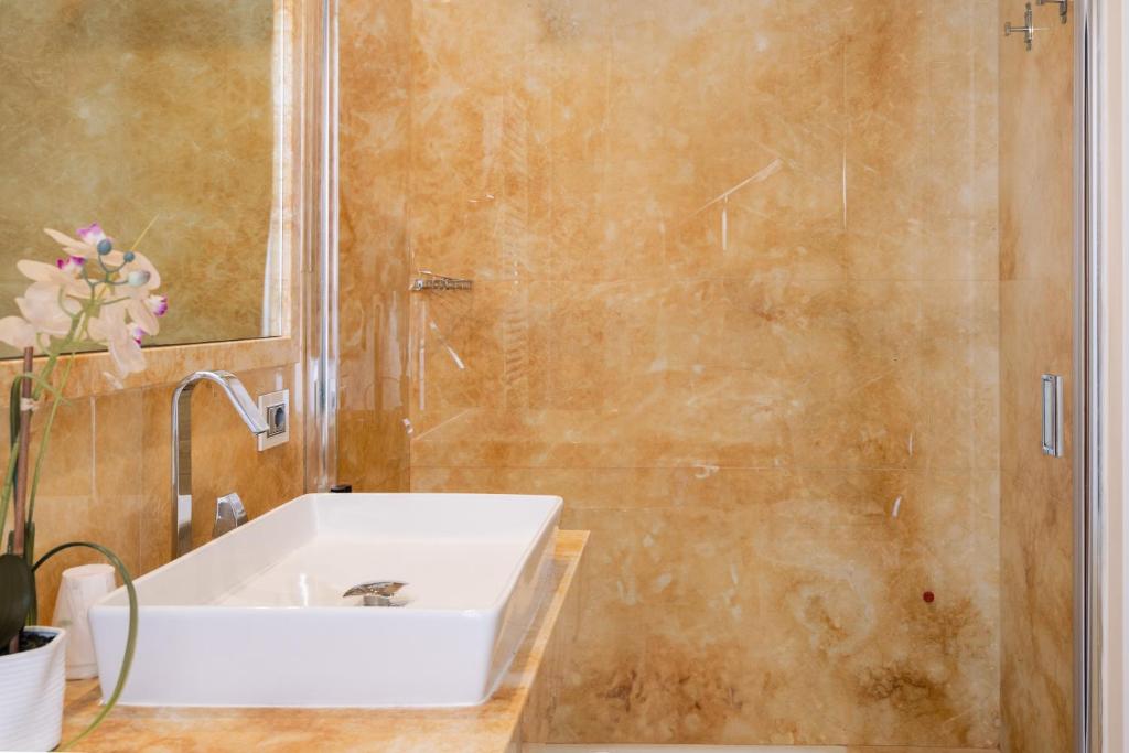 Kúpeľňa v ubytovaní Hotel Michelangelo