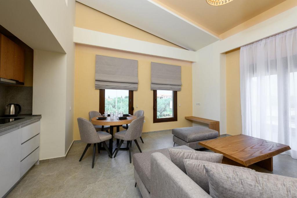 Posezení v ubytování Olea Luxury Villa