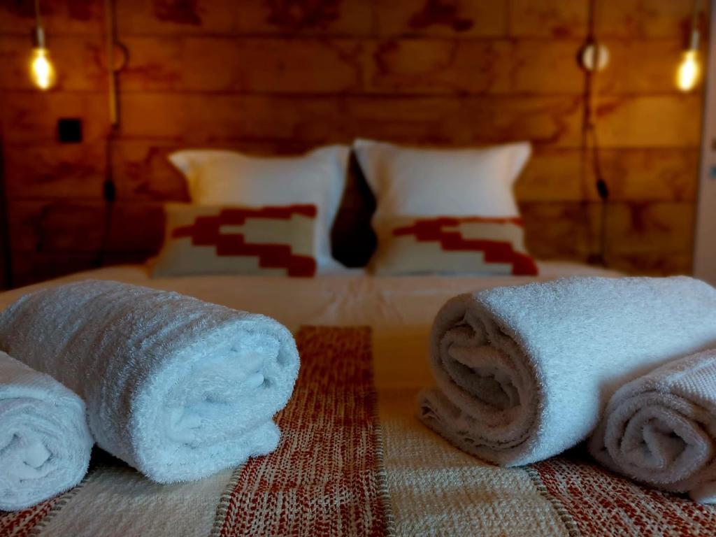 Postel nebo postele na pokoji v ubytování MyDeer - Deluxe rooms & shared kitchen