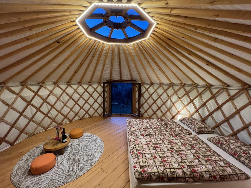 Postel nebo postele na pokoji v ubytování Agriturismo Pereti