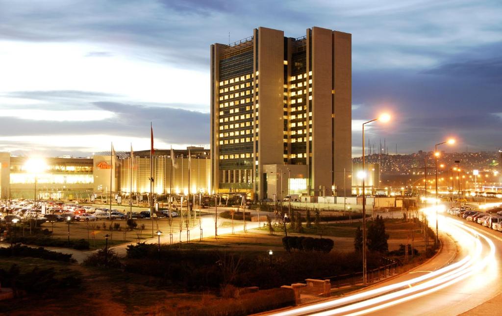 Nespecifikovaný výhled na destinaci Ankara nebo výhled na město při pohledu z hotelu